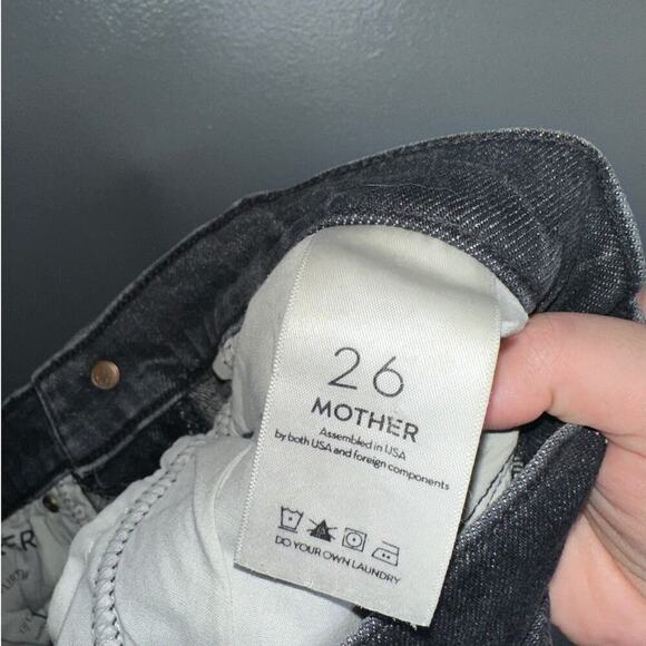 Mother Superior The Flirt Chew Straight Leg Jeans in Of Cats & Kings Size 26 - Picture 7 of 11